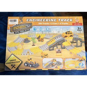 Engineering Track Playset Engineering Truck City Mobilization / 206PCS Ages 3+